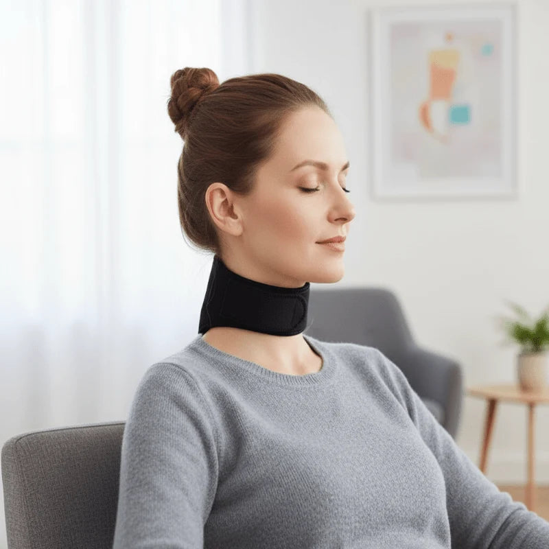Neck Pillow Instant Heat Portable Ergonomic Support