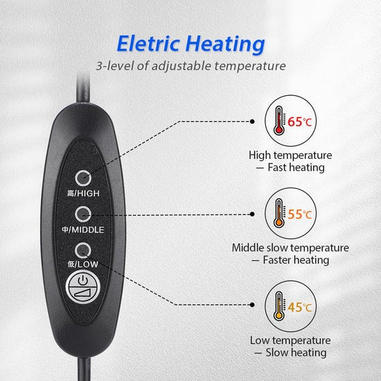 Neck Traction Stretcher Adjustable Height & USB Heating