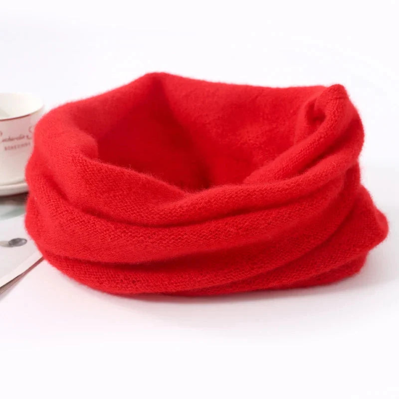 Neck Warmer Merino Wool Pull-Up Face Coverage