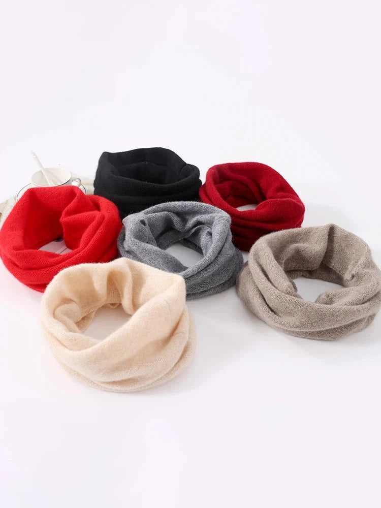 Neck Warmer Merino Wool Pull-Up Face Coverage