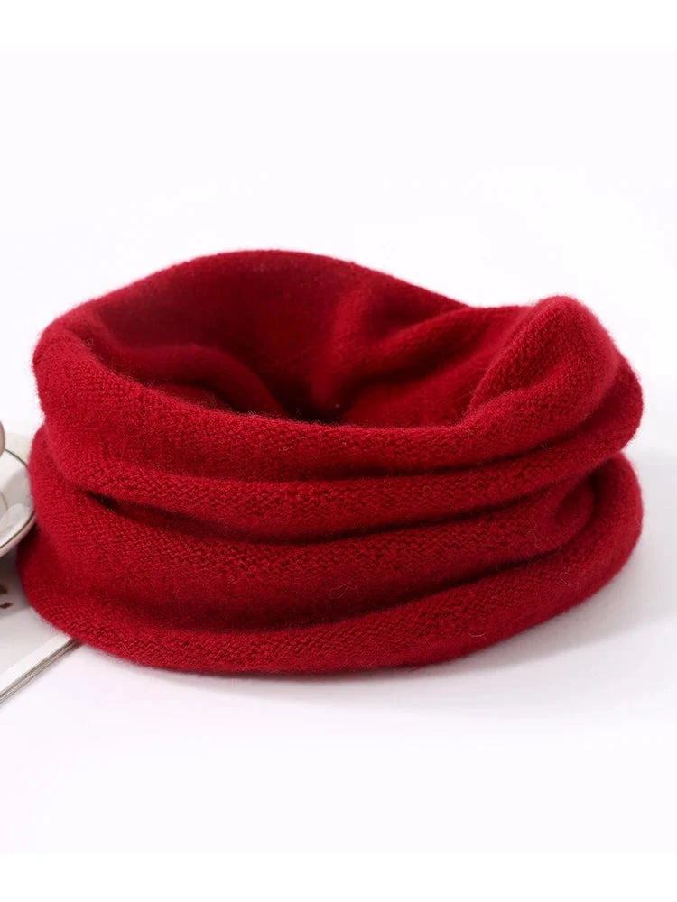 Neck Warmer Merino Wool Pull-Up Face Coverage