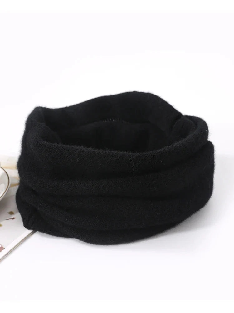 Neck Warmer Merino Wool Pull-Up Face Coverage