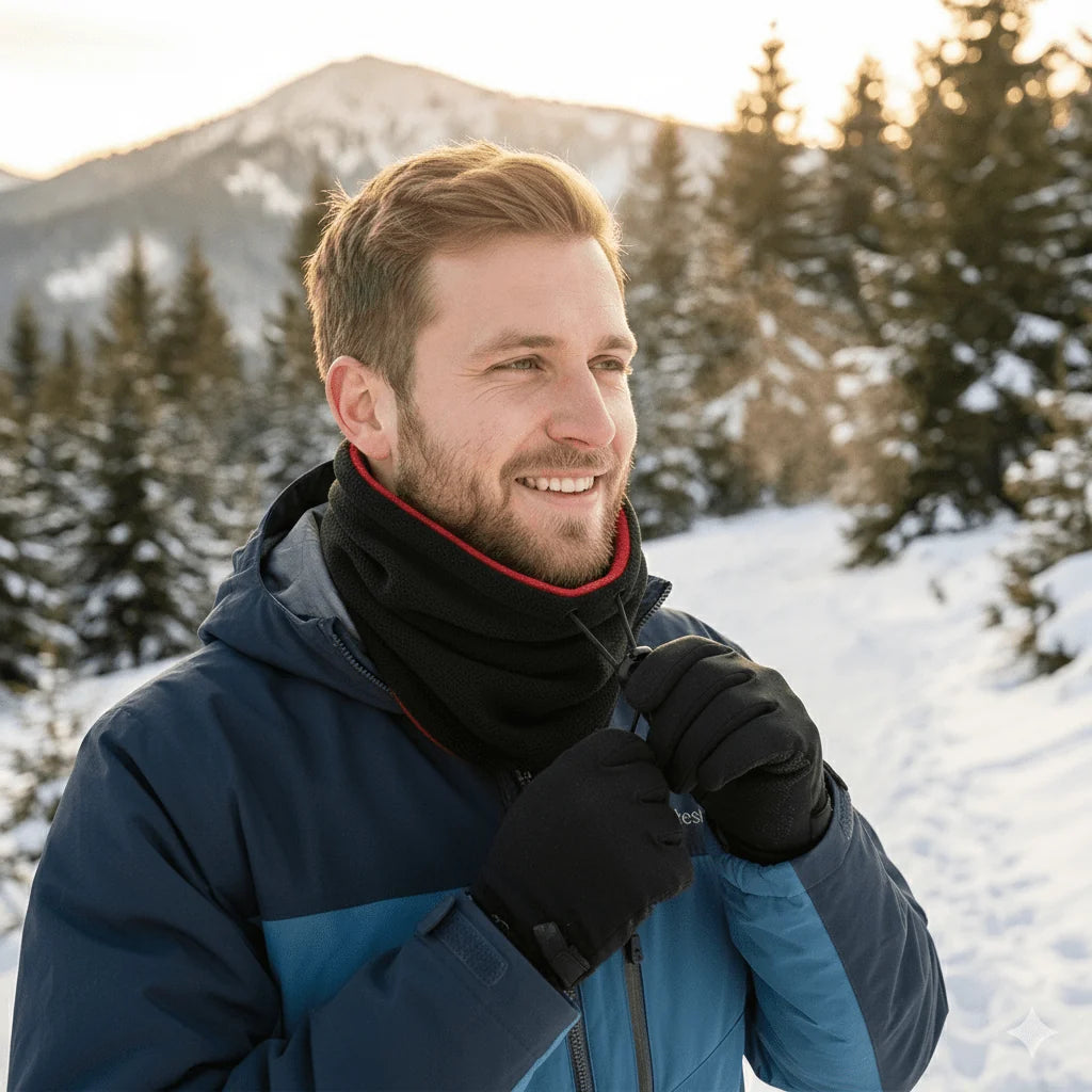 Neck Warmer Polar Fleece Windproof Machine Washable