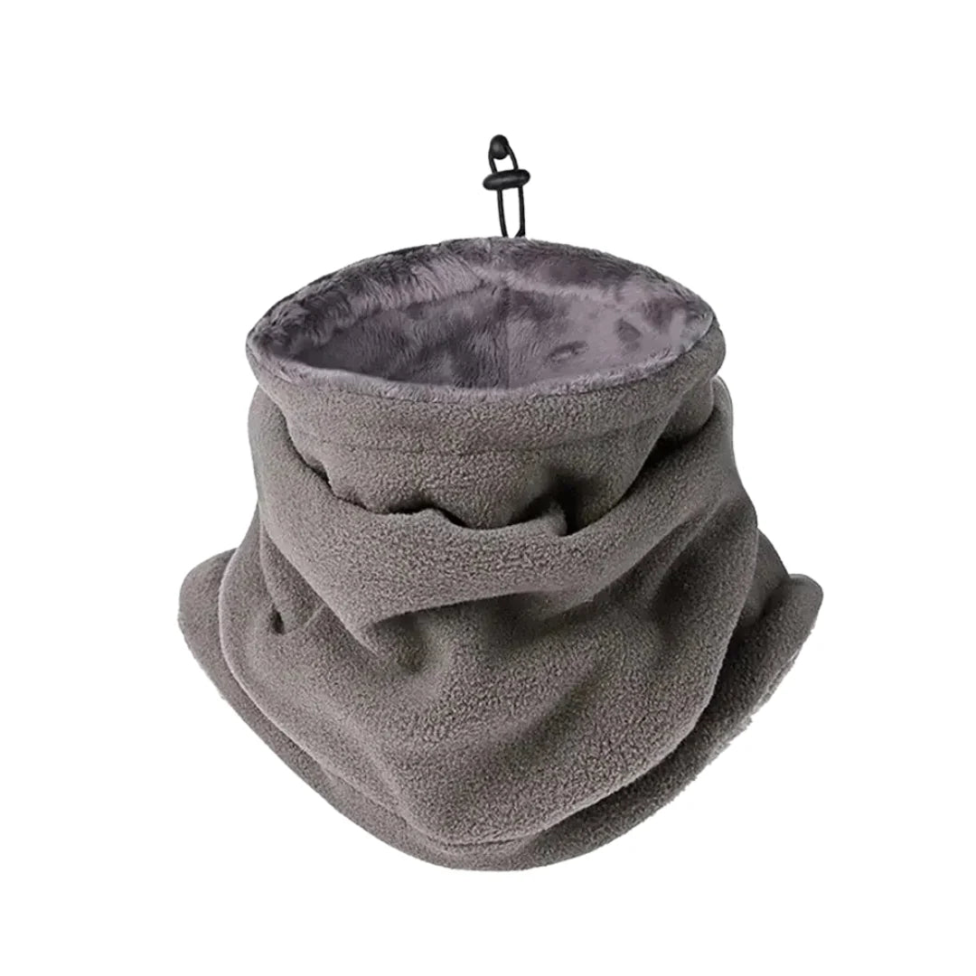 Neck Warmer Soft Fleece Adjustable Drawstring Multiway