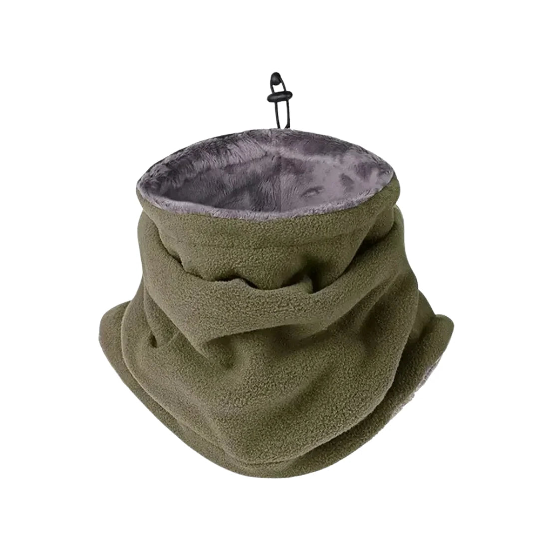 Neck Warmer Soft Fleece Adjustable Drawstring Multiway