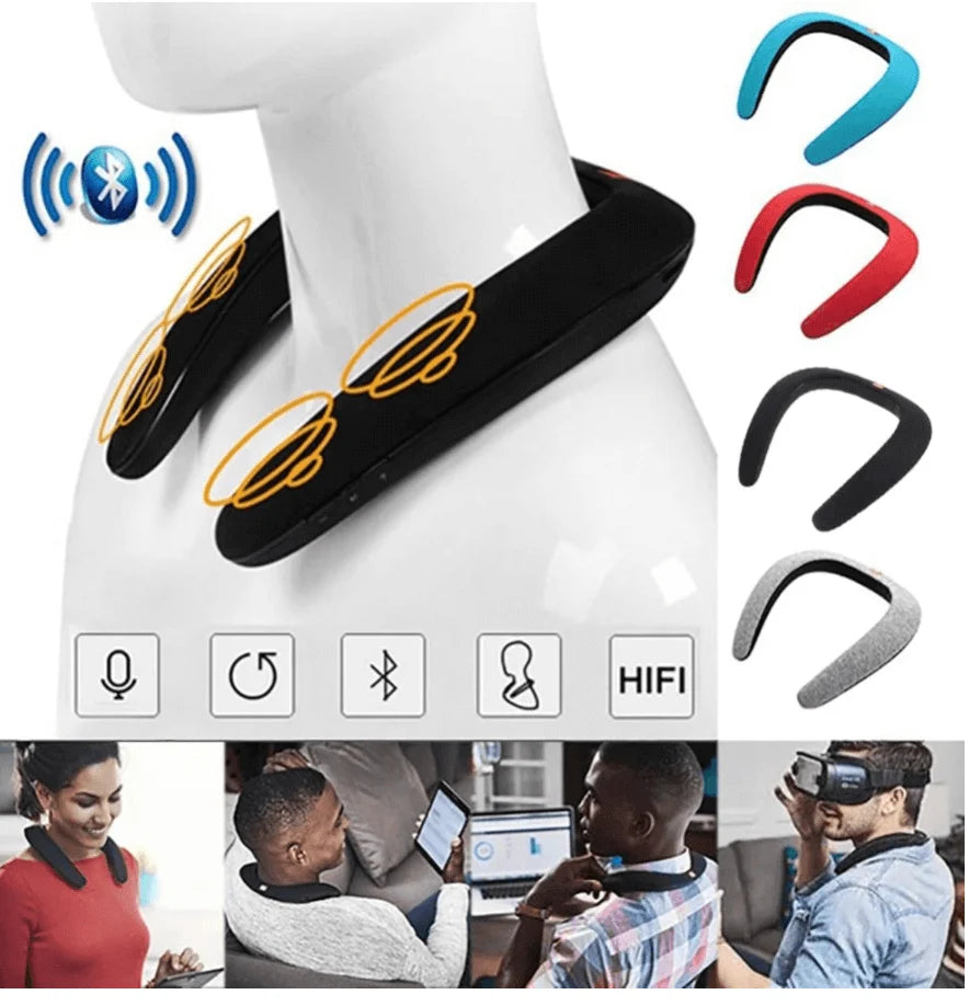 Neckband Speaker Bluetooth Wearable Hands-Free Calling