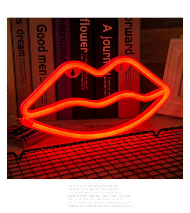 Neon Sign LED Switch-Controlled Plastic Construction