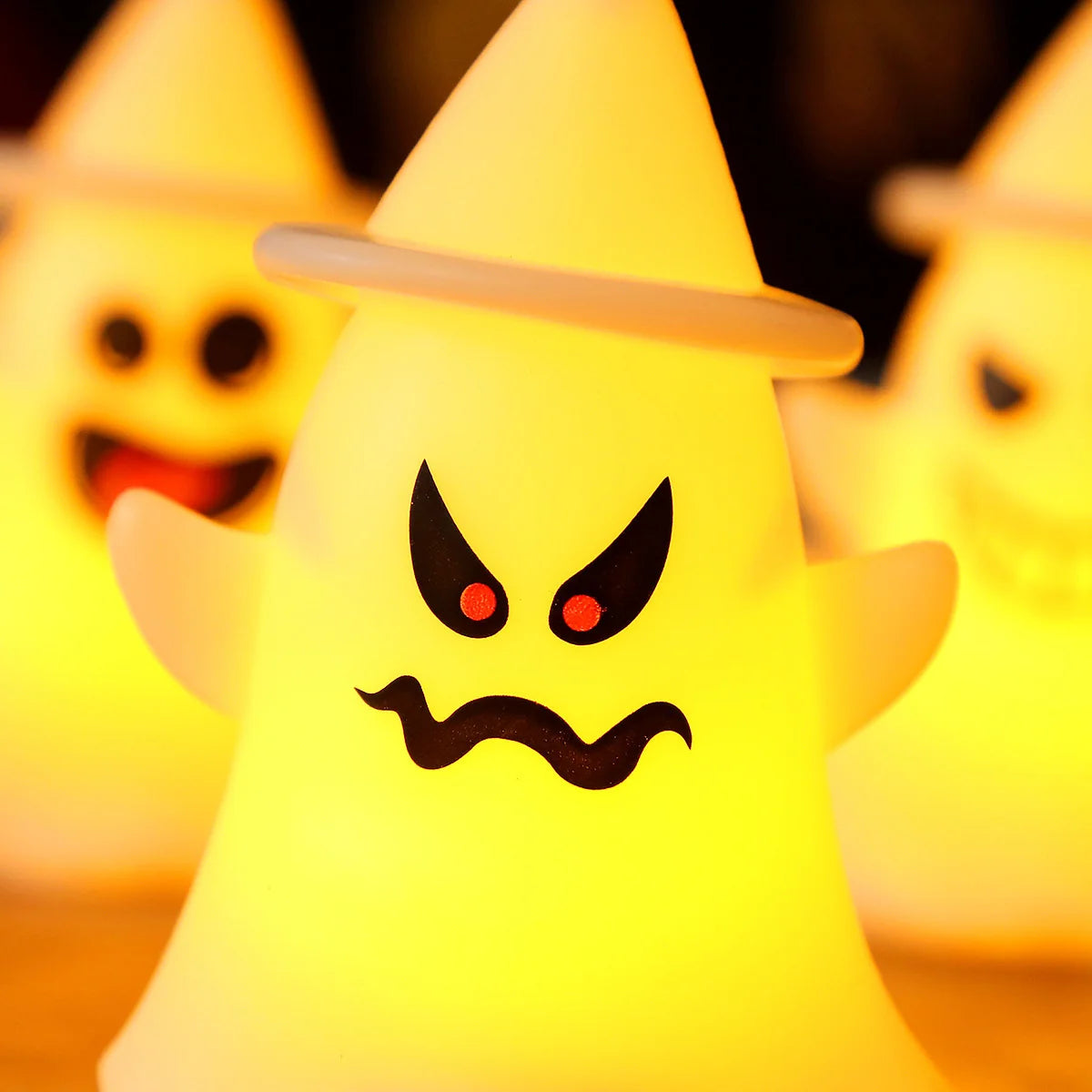 Night Light Ghost-Shaped Warm White Non-Toxic