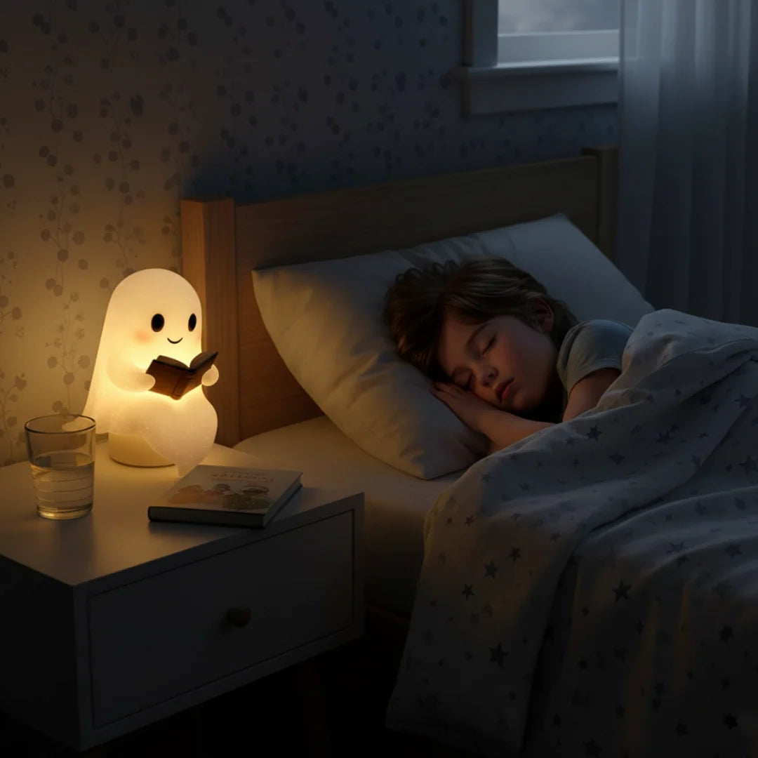 Night Light Ghost Soft Warm Glow USB & Battery