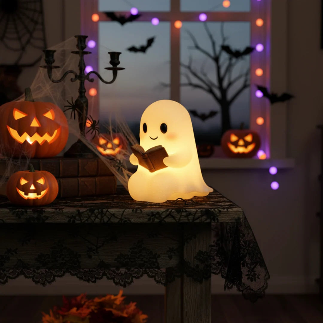 Night Light Ghost Soft Warm Glow USB & Battery