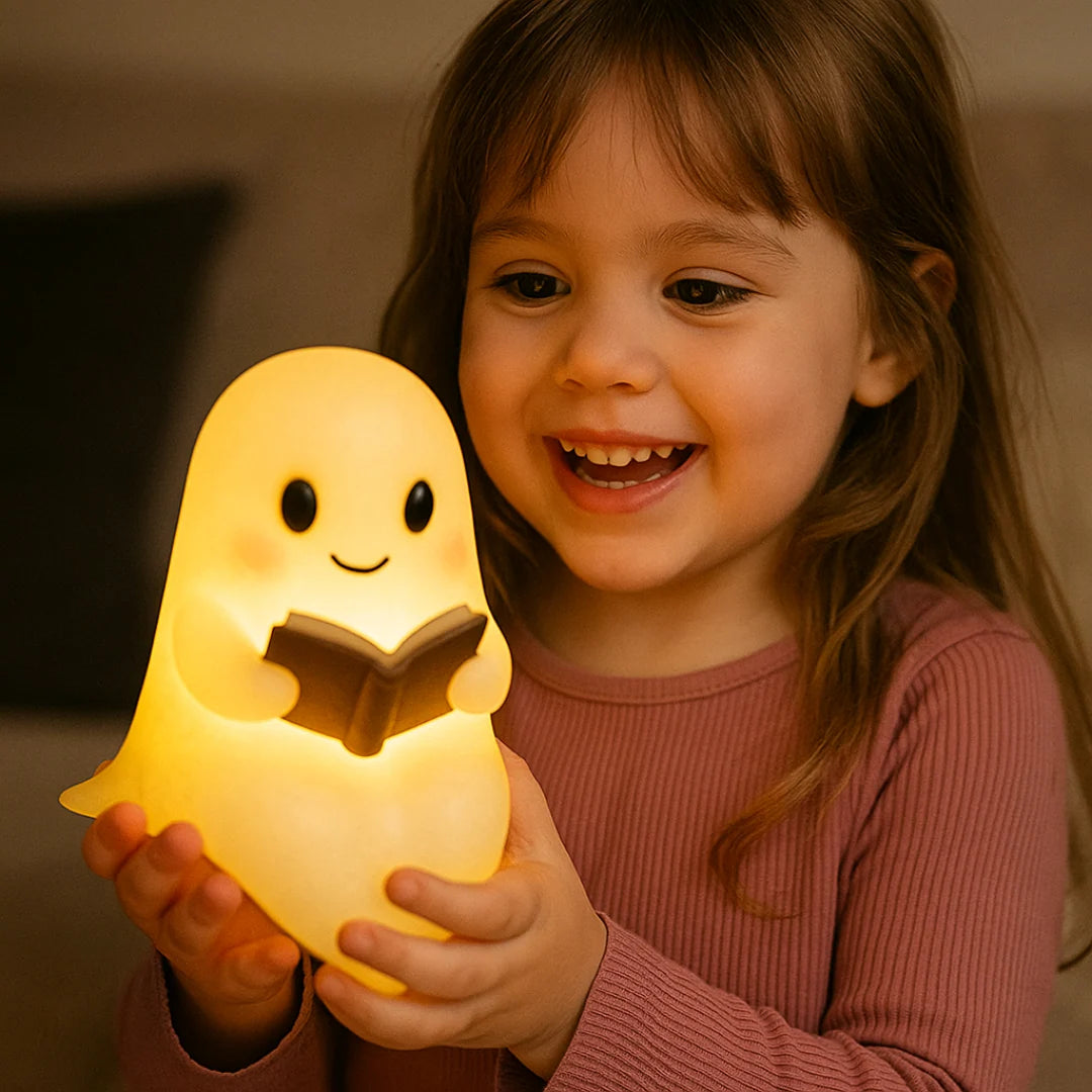 Night Light Ghost Soft Warm Glow USB & Battery