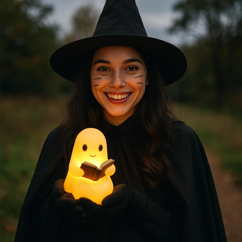 Night Light Ghost Soft Warm Glow USB & Battery