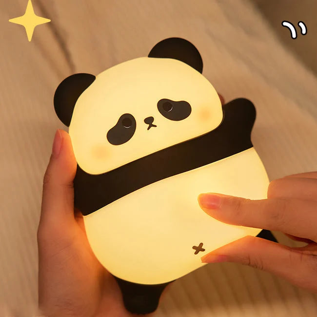 Night Light Panda Design Tap-Controlled Warm LED Glow
