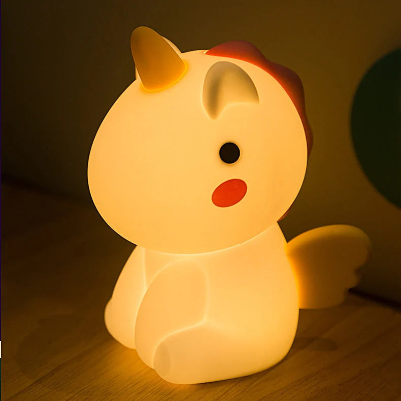 Night Light Unicorn Tap-Activated Soft LED Glow