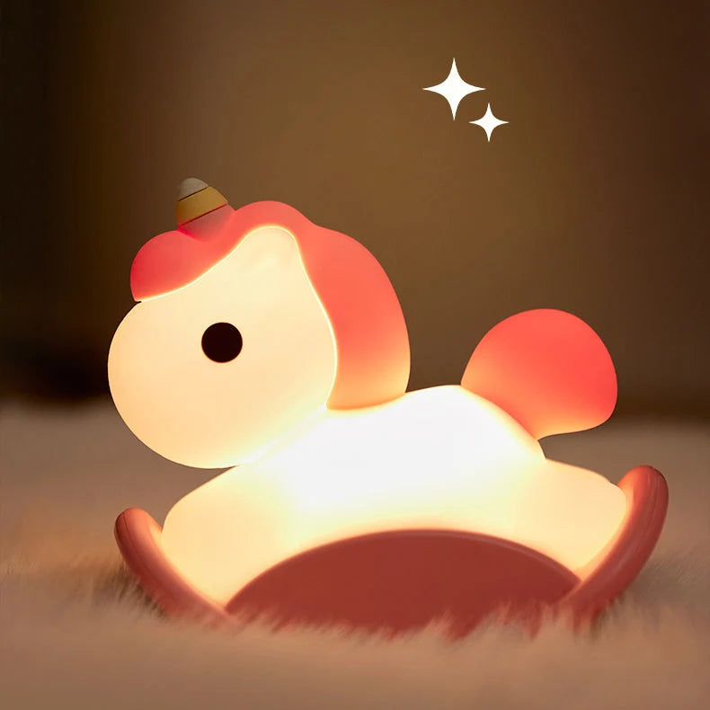 Night Light Unicorn Tap-Activated Soft LED Glow