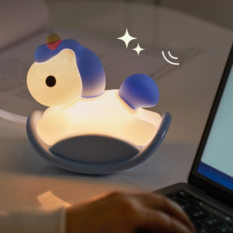 Night Light Unicorn Tap-Activated Soft LED Glow