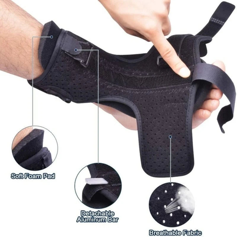 Night Splint Adjustable Straps Breathable Fabric Arch Support