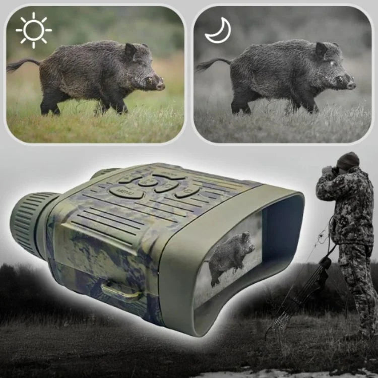 Night Vision Binoculars Infrared HD Display 1,000 Ft Range
