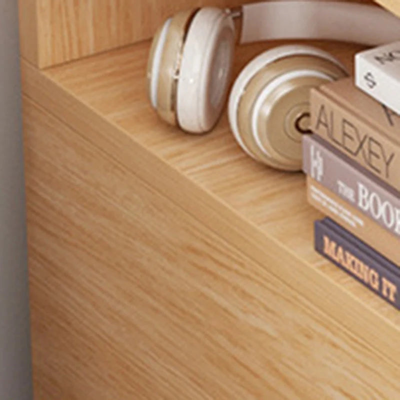 Nightstand MDF 2 Drawers & Enclosed Cabinet