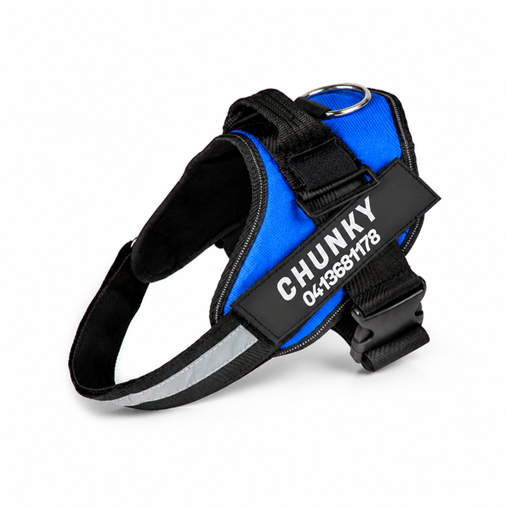 No-Pull Ergonomic Reflective Dog Harness (Personalized)