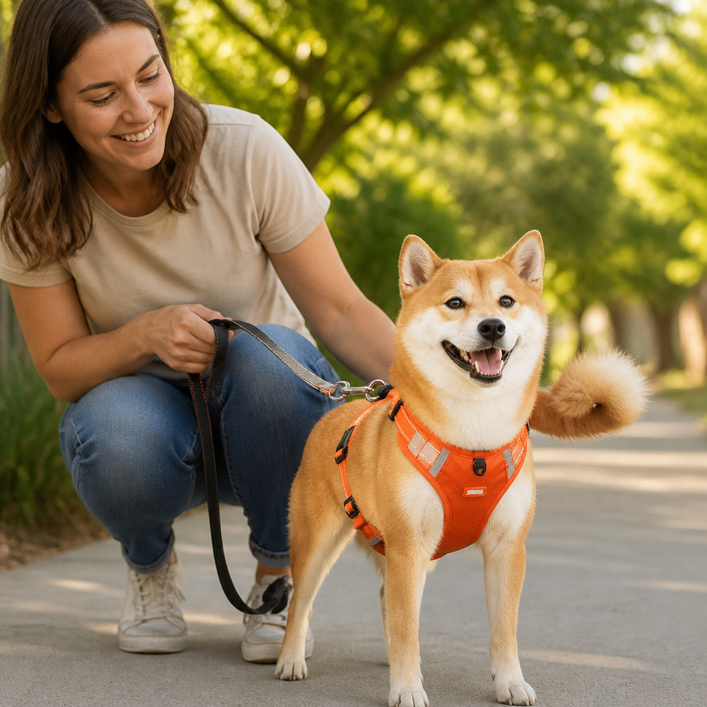 No-Pull Reflective Padded Dog Harness (Quick-Release)