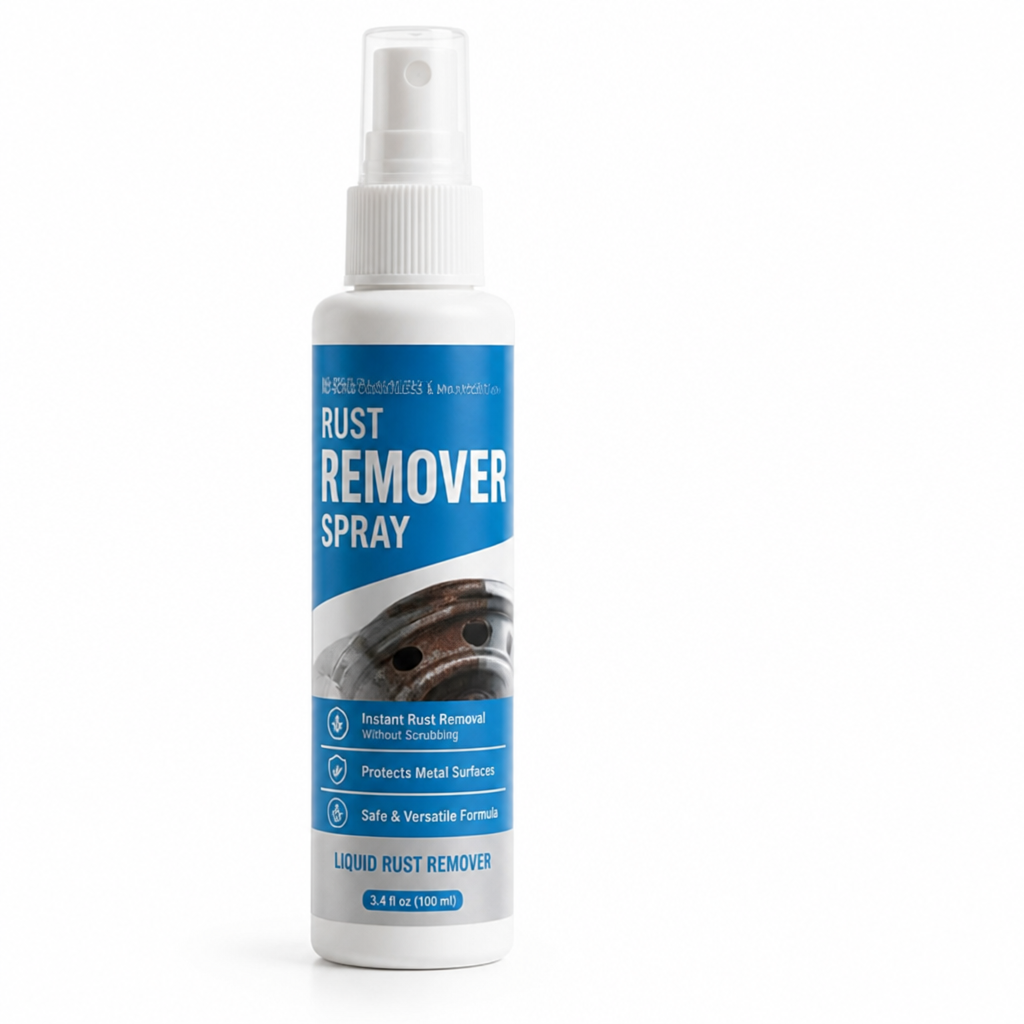 No-Scrub Odorless & Non-Toxic Rust Remover Spray (100 ml)