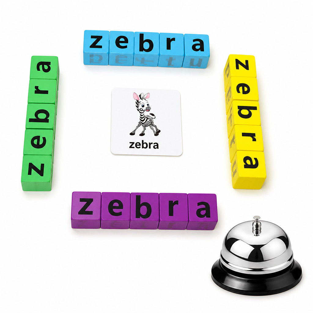Non-Toxic Wooden Alphabet Spelling Set