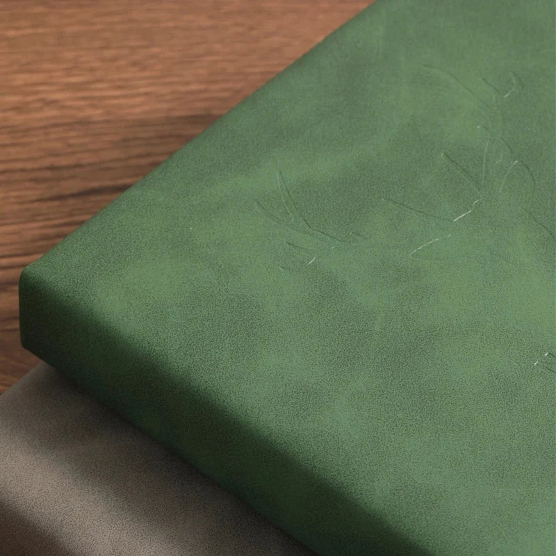 Notebook Genuine Leather A5 Personalized Cover Integrated Bookmark