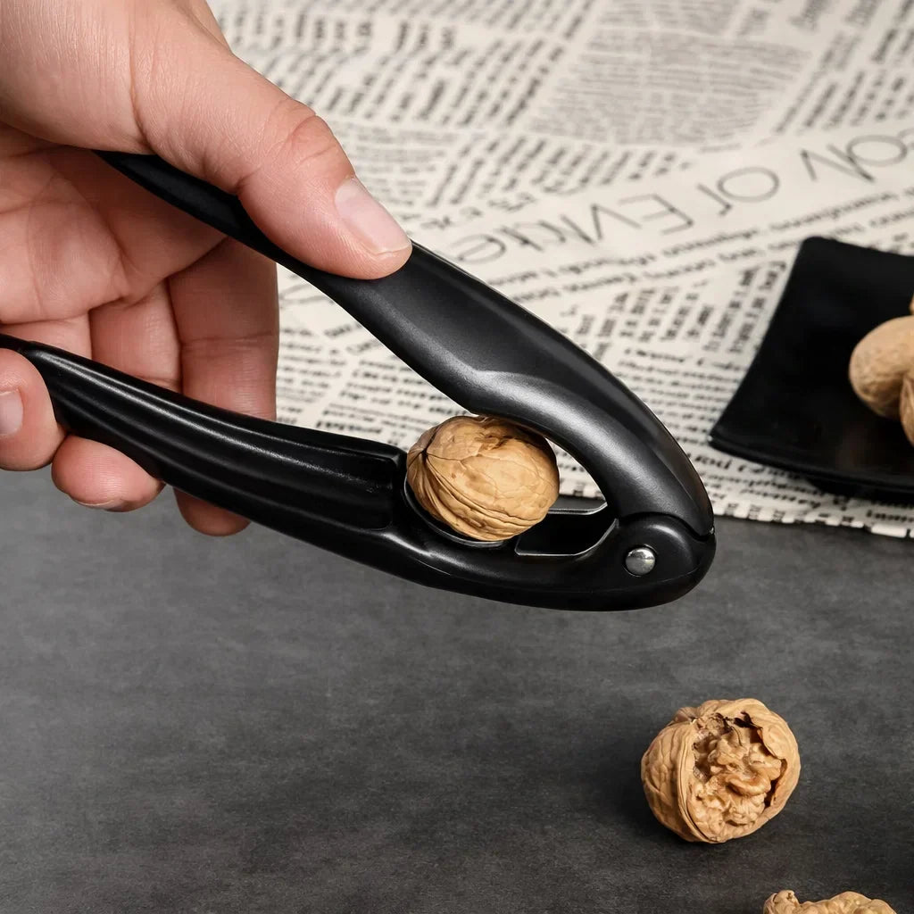 Nutcracker Stainless Steel Cross Handle Nonslip Grip
