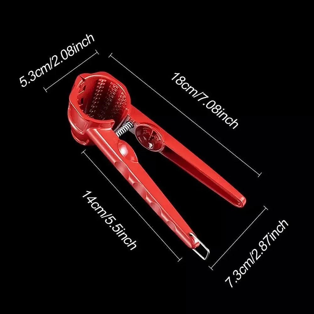 Nutcracker Sturdy Aluminium Ergonomic Grip Multi-Nut Use