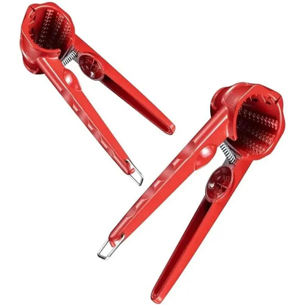 Nutcracker Sturdy Aluminium Ergonomic Grip Multi-Nut Use