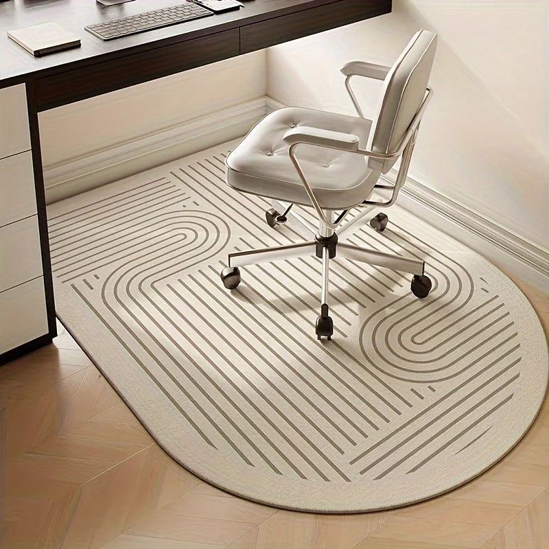 Office Floor Mat Ergonomic Non-Slip Easy-Clean Fabric