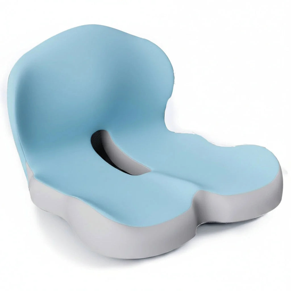 Office Seat Cushion Contoured Tailbone Relief High-Density Memory Foam