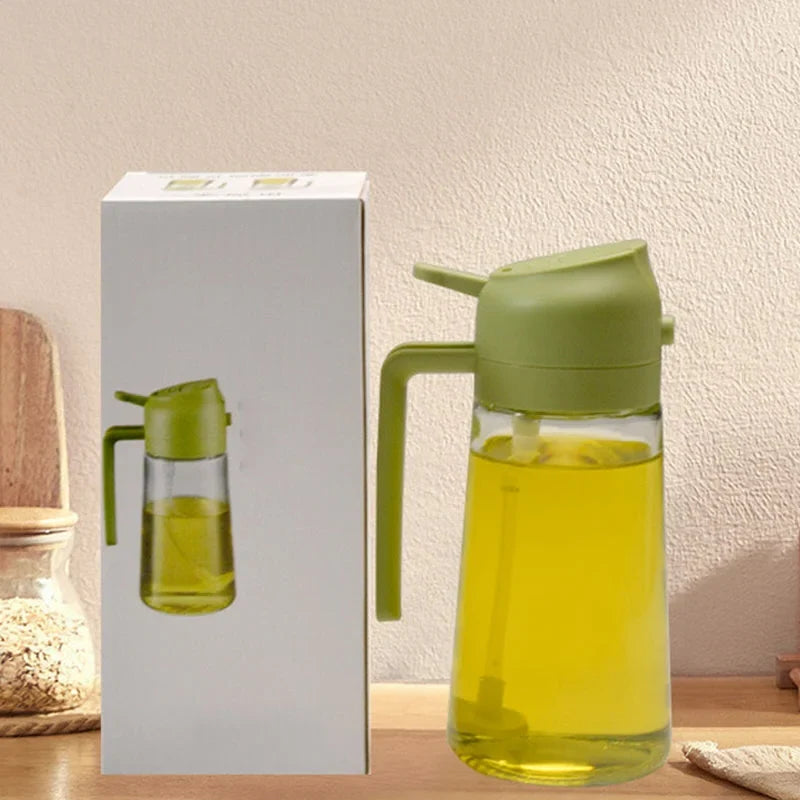 Oil Dispenser Glass Dual Spray & Pour
