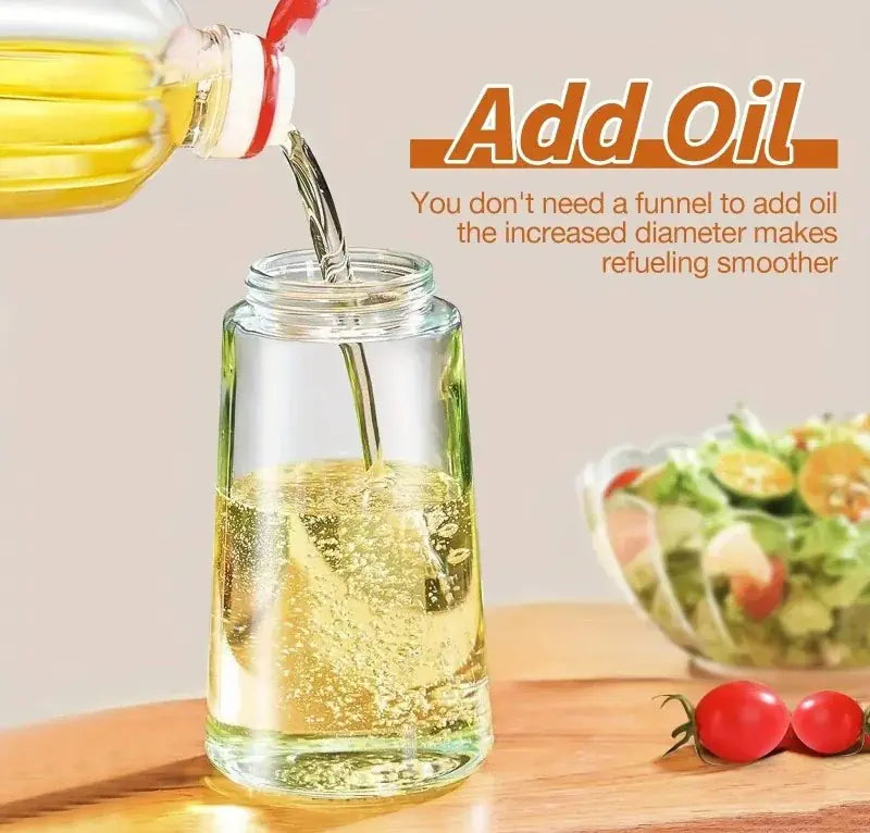 Oil Spray Bottle Adjustable Nozzle & Fine Mist 500ml