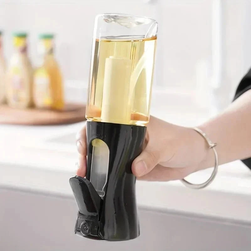 Oil Sprayer Bottle Fan-Shaped Nozzle Anti-Drip Design