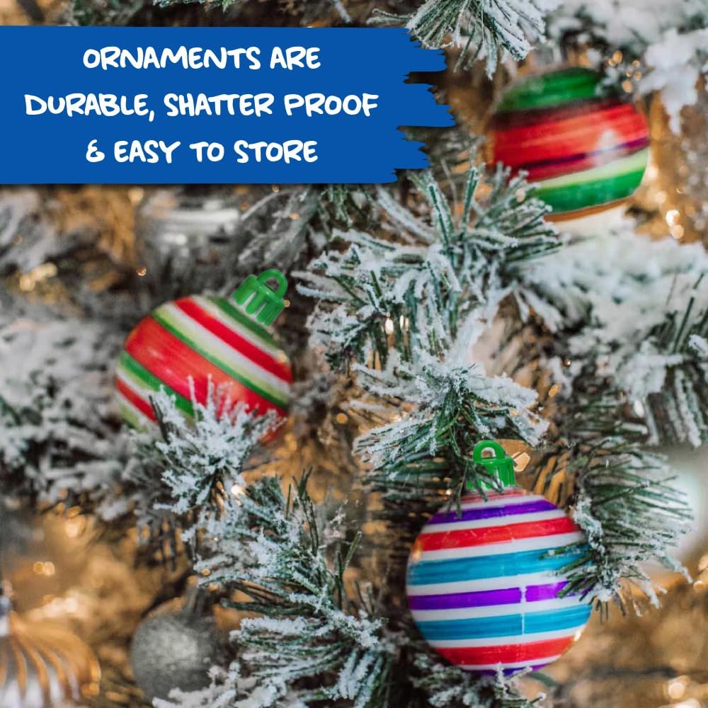 Ornament Decorating Kit Motorized Spinning Lights & Music