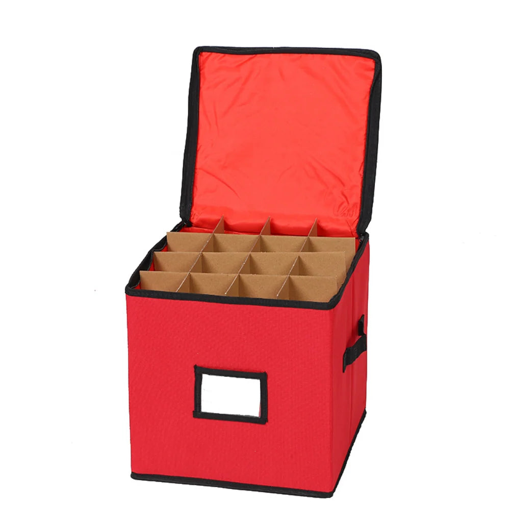 Ornament Storage Box Three Lift Out Trays 600D Oxford