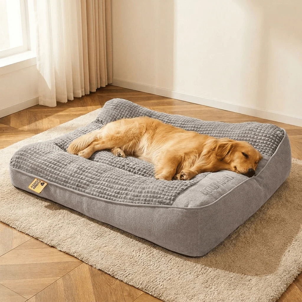 Orthopedic Dog Bed Thick Cushioned Joint Support Machine-Washable Cover