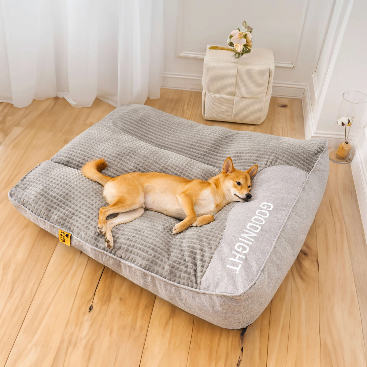 Orthopedic Dog Bed Thick Cushioned Joint Support Machine-Washable Cover