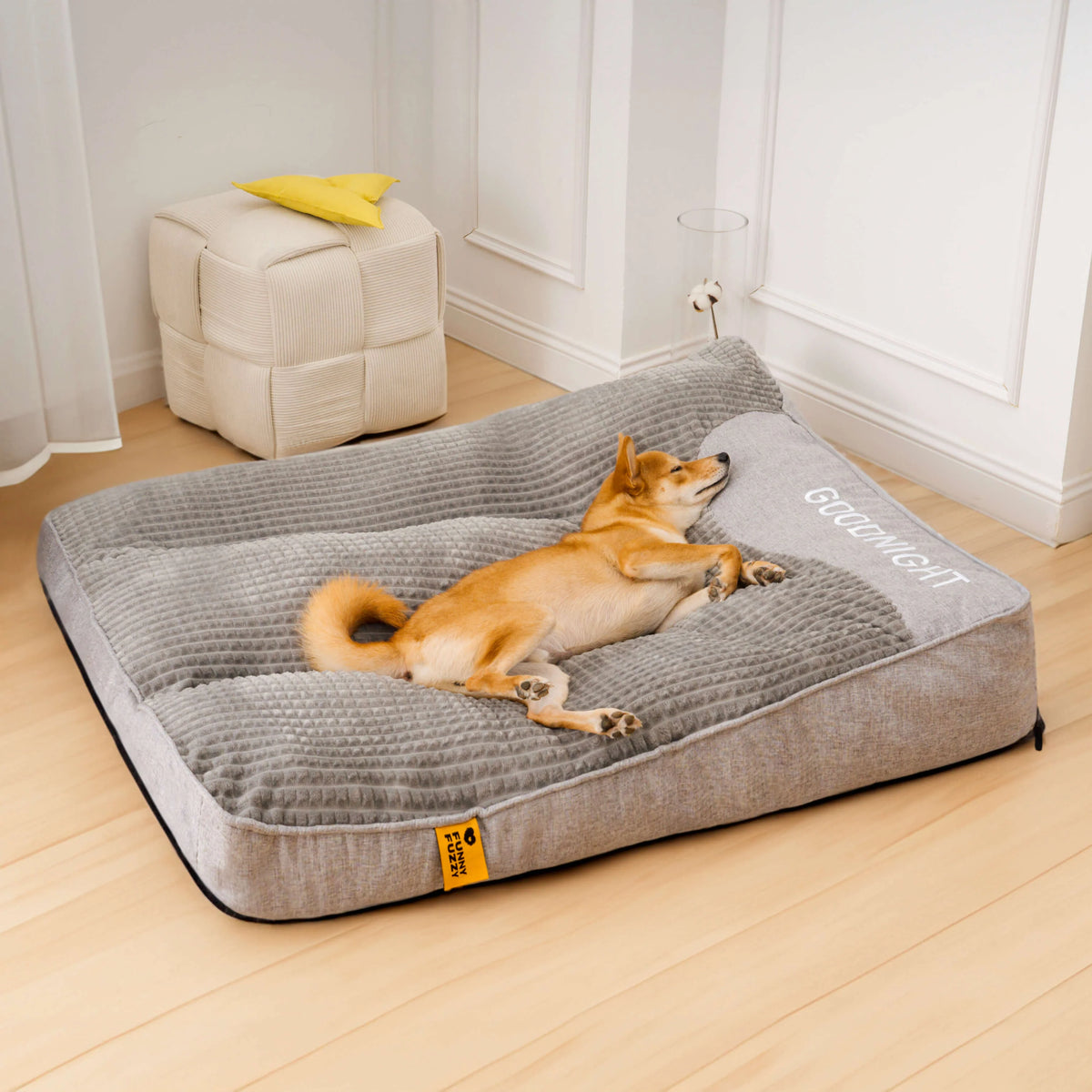 Orthopedic Dog Bed Thick Cushioned Joint Support Machine-Washable Cover