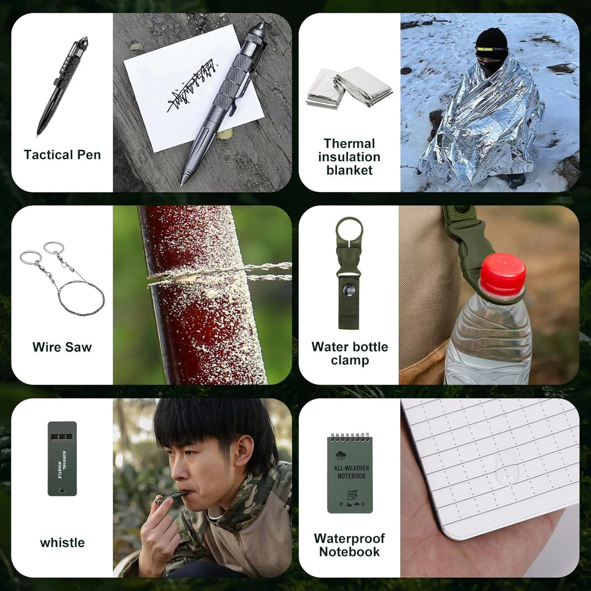 Outdoor Advent Calendar 24-Piece Camping & Hiking Gear