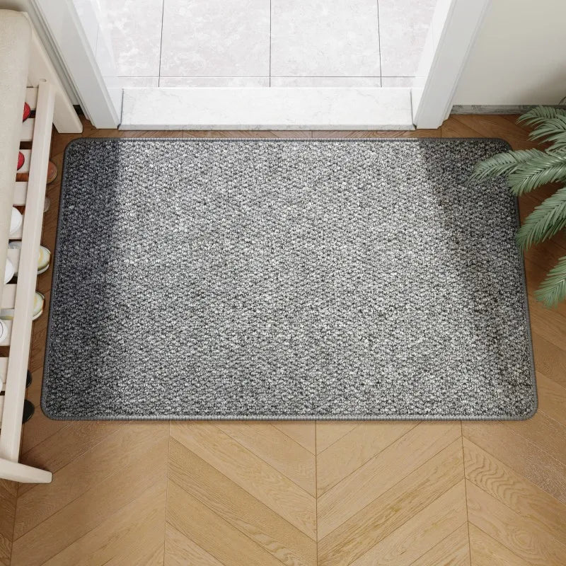 Outdoor Doormat Faux Jute Weave Weather-Resistant & Non-Slip