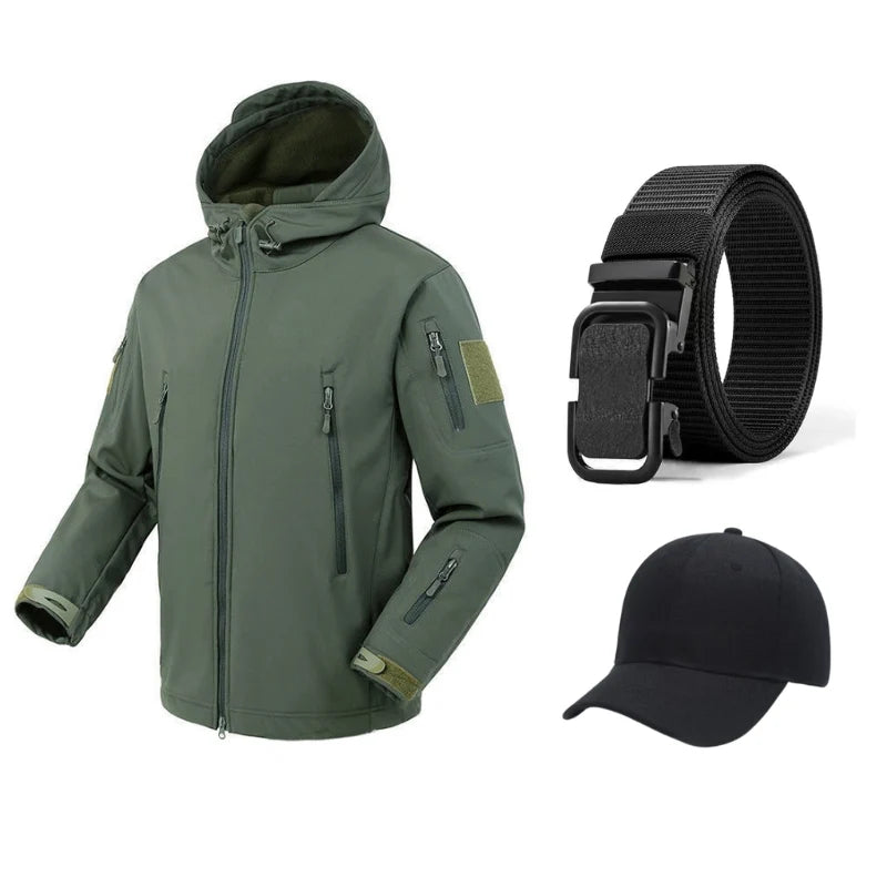 Outdoor Jacket Windproof Water-Resistant Insulated