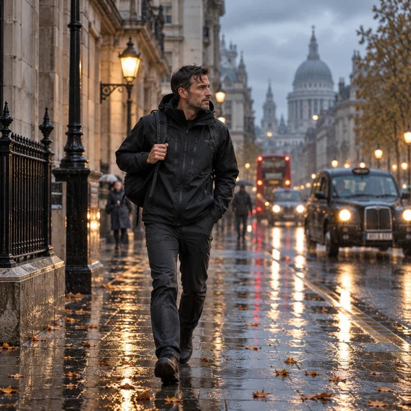 Outdoor Jacket Windproof Water-Resistant Insulated