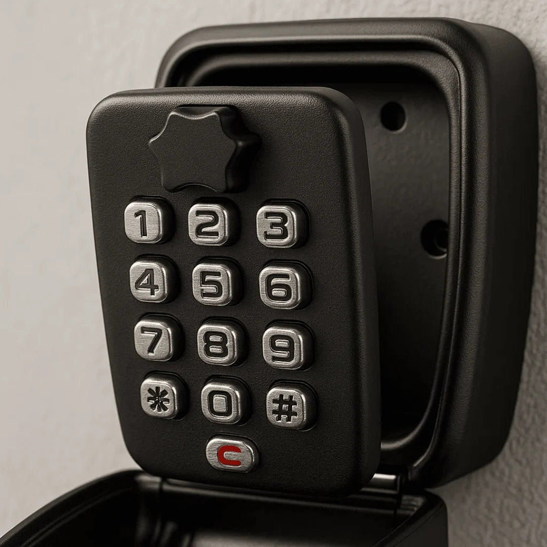 Outdoor Key Safe Weatherproof Zinc Alloy With Mounting Kit