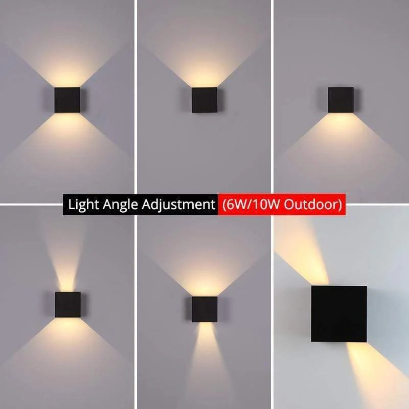 Outdoor LED Wall Light Adjustable IP65 Waterproof