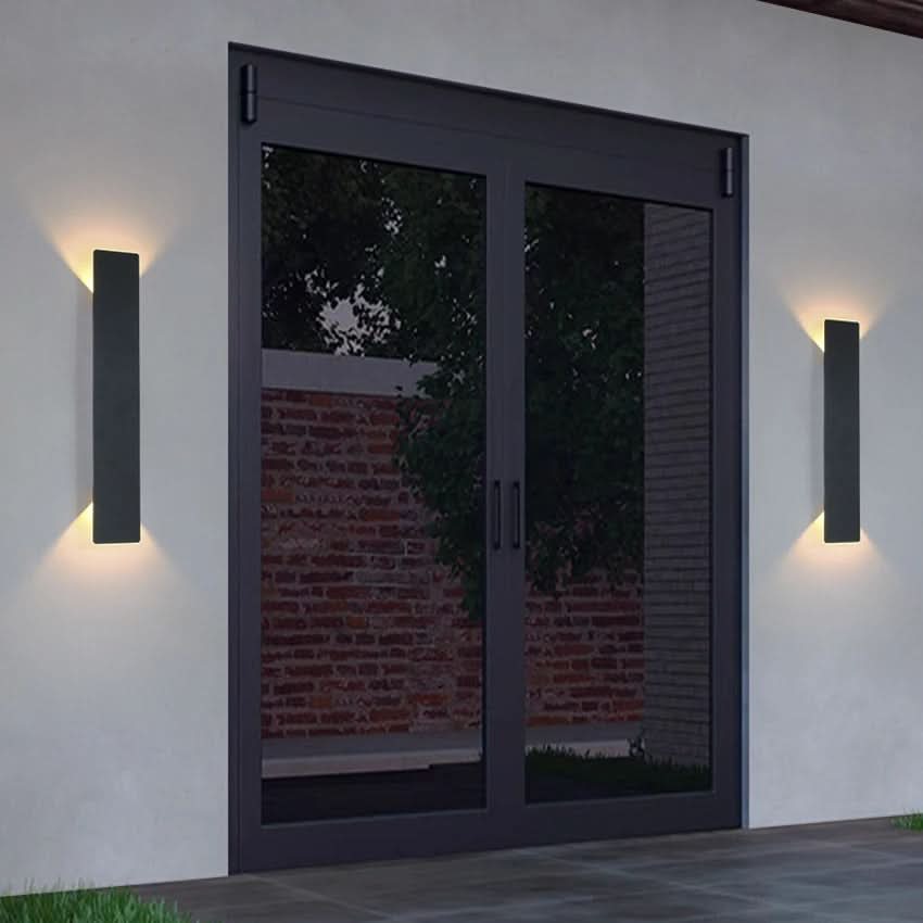 Outdoor LED Wall Light Aluminum IP65 Weatherproof Integrated LED