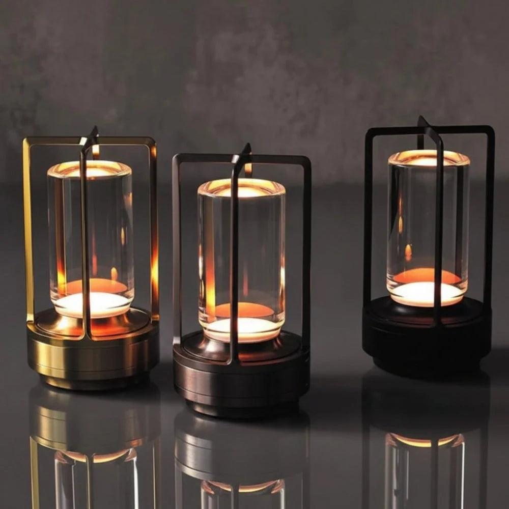 Outdoor Lantern Cordless USB Rechargeable Dimmable