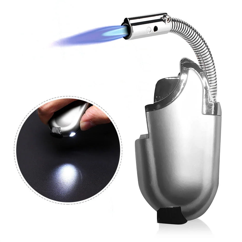 Outdoor Lighter Windproof Flexible Neck LED Light